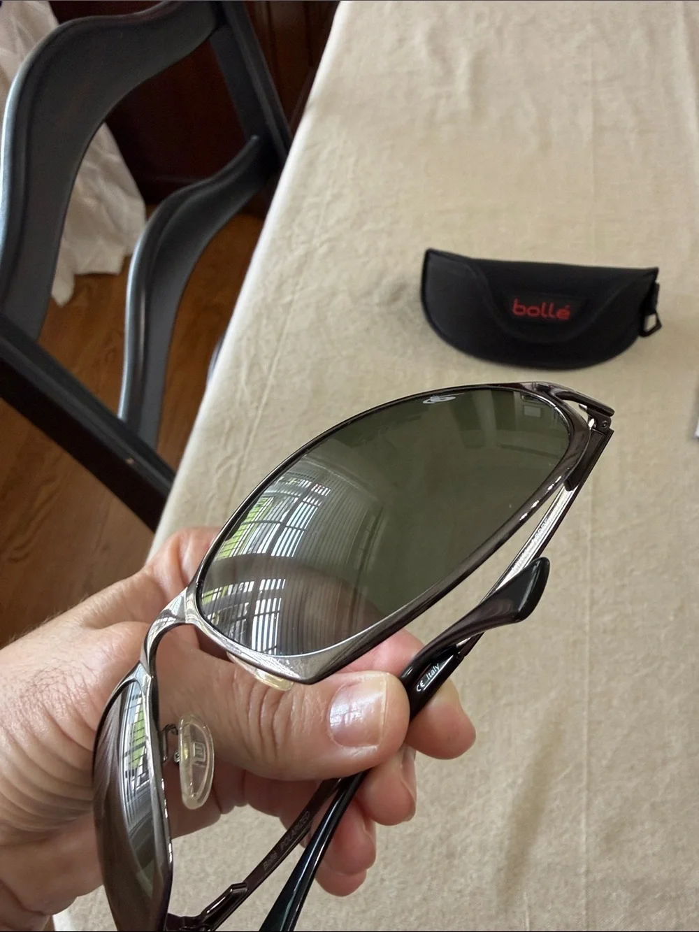 Bollé Polarized Limit 10385 Sunglasses Rimless Sport Style Unisex